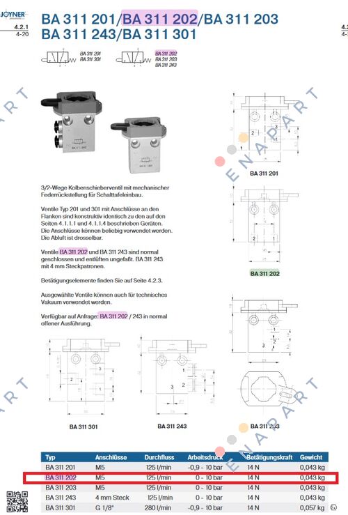 J70210171, Type BA 311202 M5