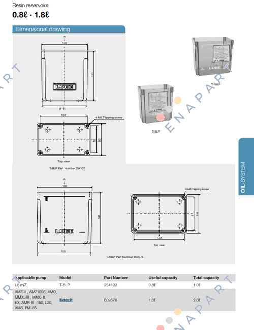 PN: 609576 / Type: T-18LP