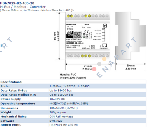 HD67029-B2-485-20 Conversor