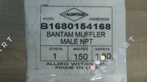 0154168 Silenciador de exaustão de ar da série M12