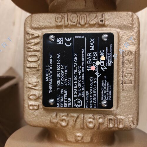 1 1/2EFSC11001-0-AA Válvula de temperatura de 3 vias tipo E