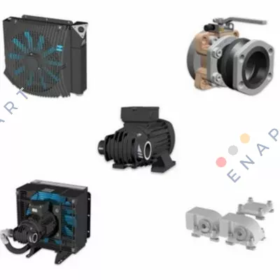ASA 0023 / TT02 - 12 V-DC (AWK 25030034026) Refrigerador de ar de óleo, axial
