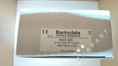 P/N: 0403-505, Type: E1H-H250-P7-V-ST1 pressostato