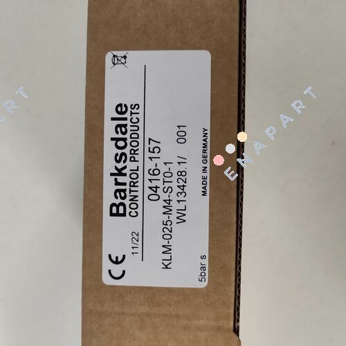 P/N: 0416-157, Type: KLM-025-M4-ST0-1 PRESSOSTATO