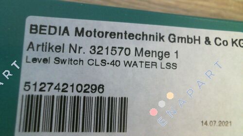321570 Sensor de nível de água