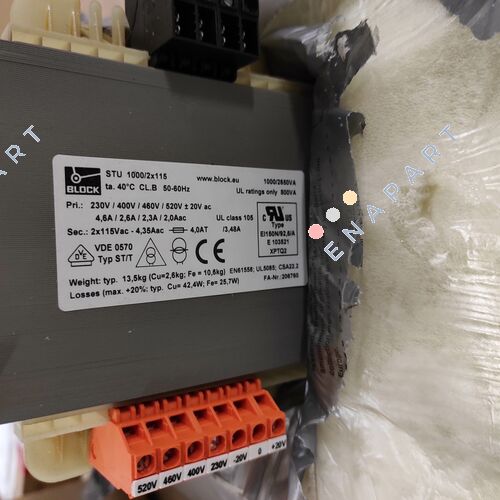 STU 1000/2x115 transformador de controle