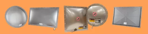 1005-9572-00 Painel de ventilação de explosão abobadado