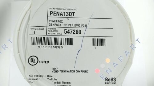PENA13 QT Tipo de graxa de contato Burndy Penetrox A13, lata de 1 kg