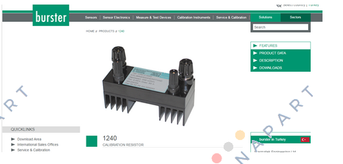 1240-100 Resistência à calibração