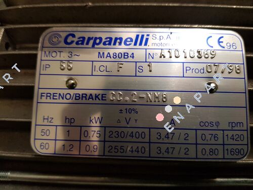 MA80B4 motor de freio