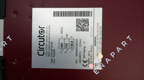 R2425R Capacitor de potência trifásico