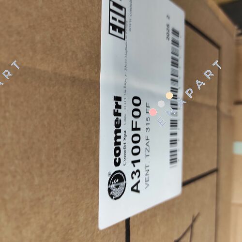 P/N: 83103100, Type: TZAF 315 FF RA ventiladores centrífugos de sucção de dois lados
