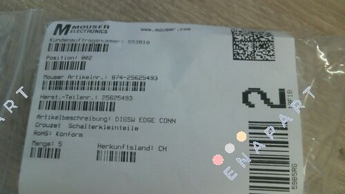 25625493 Relé de estado sólido, 25 A, 280 VAC
