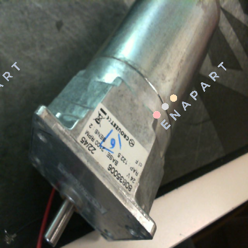 80835006 Motor de engrenagem DC escovado, 33W, 24V DC