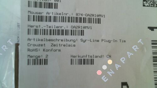 OA2R10MV1 Temporizador