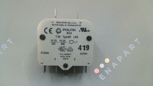 26015-060 INTERRUPTOR DE CURTA DURAÇÃO 30 MIN., RETENÇÃO, 2 POL. PARA