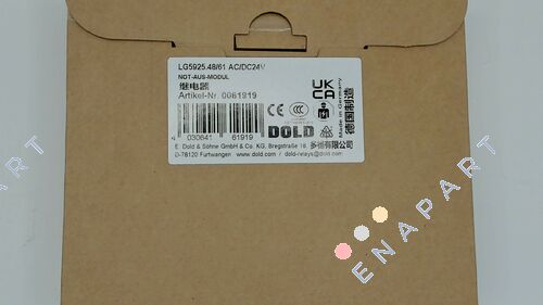 0061919 / LG5925.48/61 AC/DC24V Módulo de parada de emergência