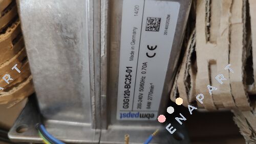 G3G120BC2501 ventiladores centrífugos com entrada única