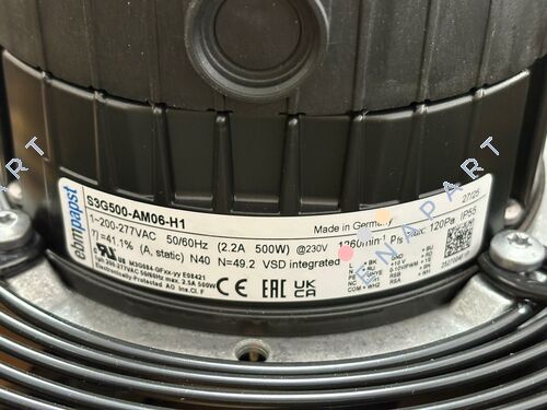 S3G500AM06H1 Ventilador