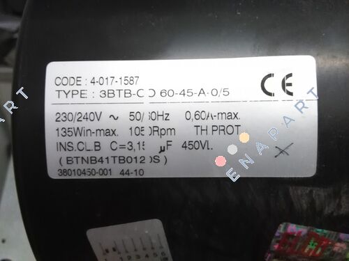 GMV 3BTB.CO.60.45.A.0/5 *40171587* 1893000729 motor de bobina de ventilador