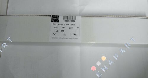 1050028001 / FSL 600 W 230 V Aquecedor de painel longo infravermelho de cerâmica FSL