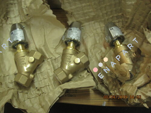 DG2D2111032/AX Válvula controlada por pressão, G1 1/4", SK50-Ms., AX, latão vermelho/PTFE, normalmente fechada, com meio