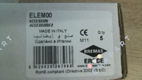 ER899000 (ELEM00) Bloco de contato 1NO+1NC ação instantânea