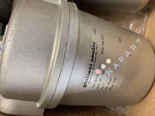 001.0111.002 cartucho ondulado de lona de aço inoxidável