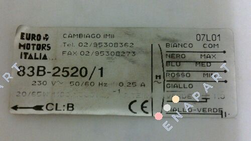 83B.2520/1 Motor