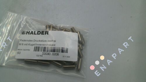 22030.0206 Êmbolo de mola com esfera e hexágono interno