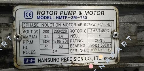 HMTP-3M-750-212HAVB bomba de engrenagem