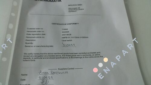 CERTIFICATE OF ORIGIN Documento de certificação