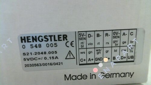 P/N: 0548005, Type: S21-2048.005 Codificador