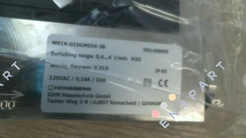 MR1KV-015.GM.004.IP65/0213 Chave de fluxo