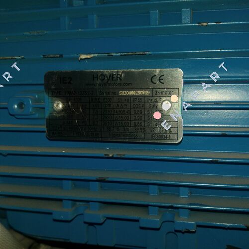 HMA2 132S2 2p Motor marinho