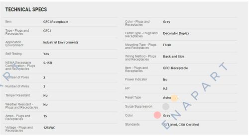 39EA16  Receptáculo