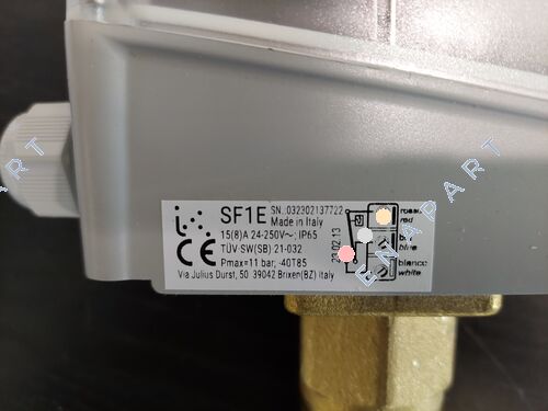 SF1E Interruptor de fluxo para líquidos, em latão