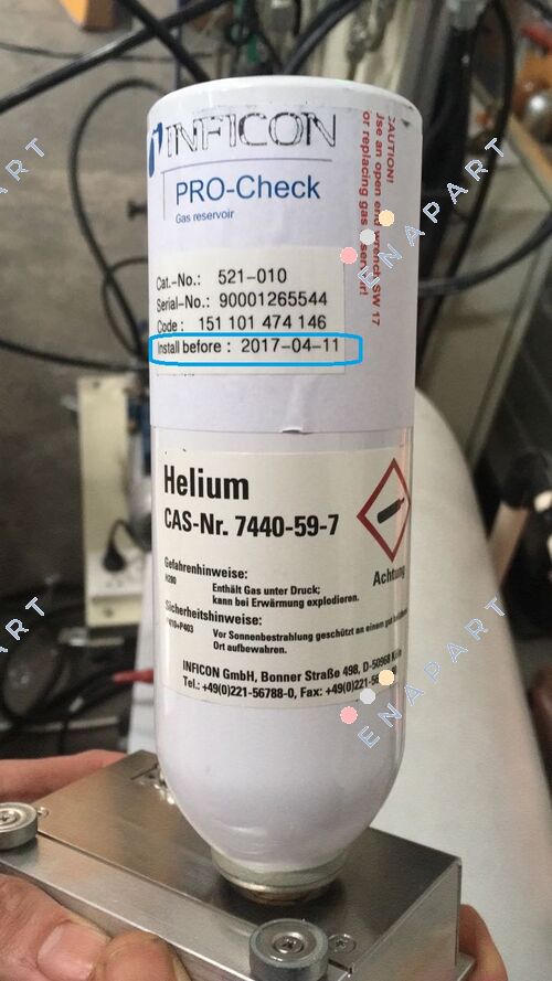 521-010 Cartucho de gás de substituição de hélio para Pro