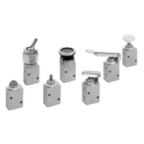 5/2, 5/3-WAY VALVES, PNEUMATICALLY OPERATED, FOR BASE PLATE MOUNTING - TYPE SKVG / SIVG / R01/7