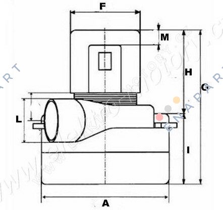 116110-00 Motor tangencial