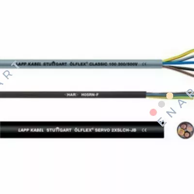 1135804 / ÖLFLEX® CLASSIC 110 CY 4X0,75 Cabo de controle em PVC, blindado, com revestimento externo transparente