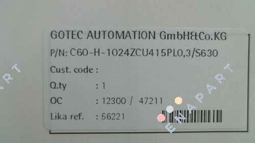 C60-H-1024ZCU415PL0,3/S630 codificador incremental