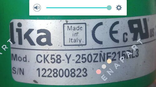 CK58-Y2-00250-ZNF-15-ST-RL030 Codificador incremental