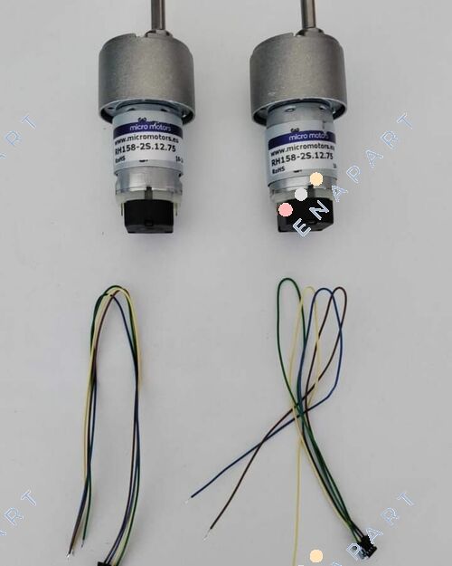 RH158-2S.12.75 Motor de engrenagem de 12V com codificador