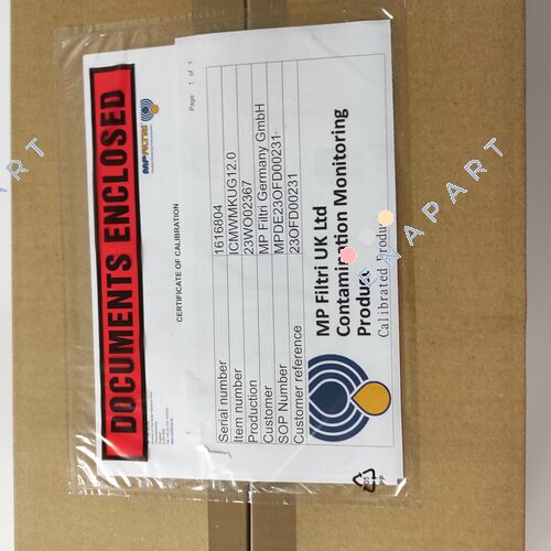 ICMWMKUG12.0 Sensor de partículas em linha para óleo mineral