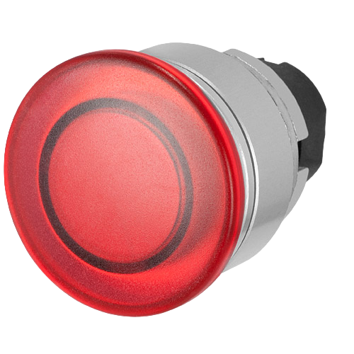 Illuminated mushroom push-buttons Ø 30