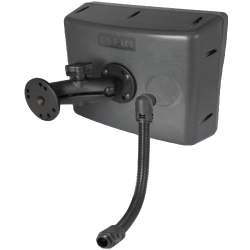 Monitor and push-button enclosure