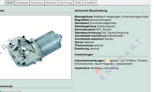 405054 motor de engrenagem
