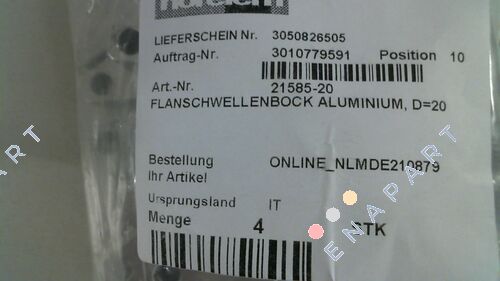21585-20 Dormentes de flange