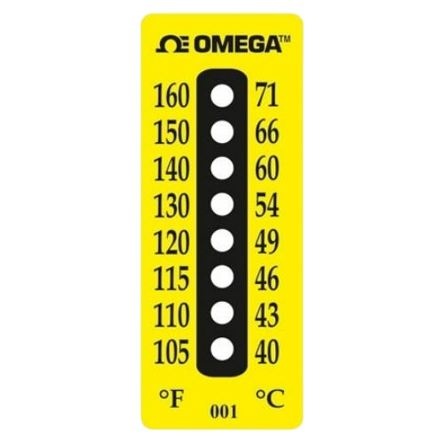 Non-Reversible Temperature Labels